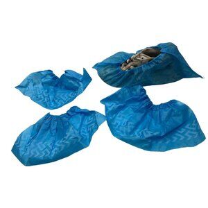 Shoe covers blue one size 2 Pairs New 89M